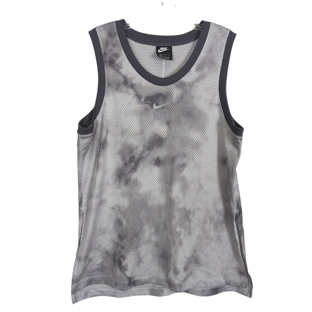 NIKE Womens Tank‎ Top Sportswear Icon Clash Smoke Gray Activewear Size M